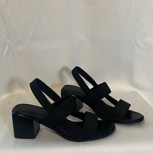Urban Outfitters Size 8 Black block heel Strappy Sandals